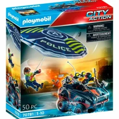 PLAYMOBIL City Action Paracaídas Persecución- Playmobil