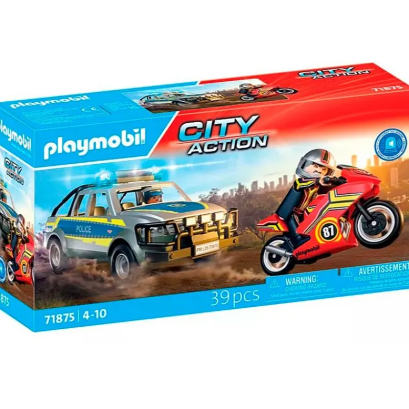 PLAYMOBIL City Action Pick Up Persecución Policial- Playmobil