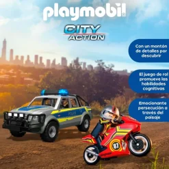 PLAYMOBIL City Action Pick Up Persecución Policial- Playmobil