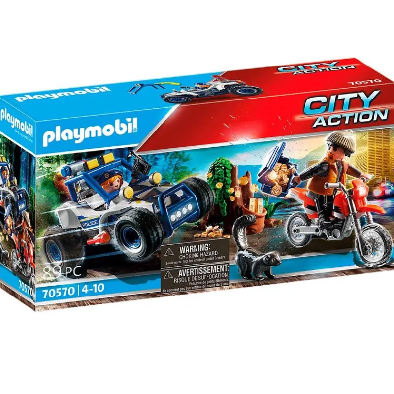 PLAYMOBIL City Action Policía Persecución Tesoro- Playmobil