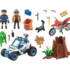 PLAYMOBIL City Action Policía Persecución Tesoro- Playmobil