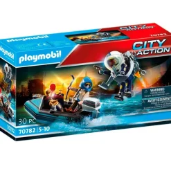 PLAYMOBIL Playmobil|City Action Policía Mochila Propulsora