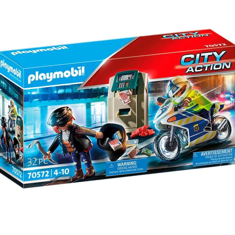 PLAYMOBIL City Action Policía Persecución Ladrón- Playmobil