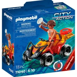 PLAYMOBIL City Action Quad de Rescate- Playmobil