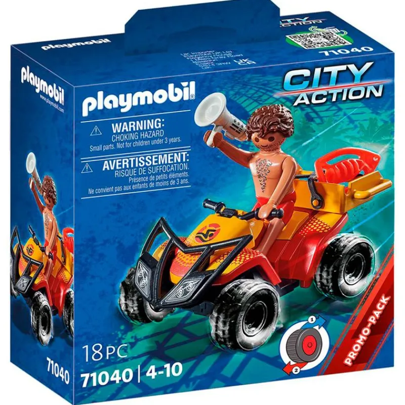 PLAYMOBIL City Action Quad de Rescate- Playmobil