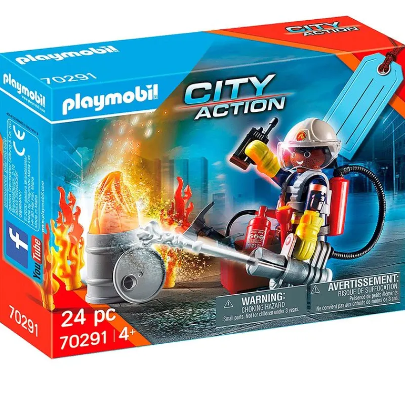 PLAYMOBIL Playmobil|City Action Set de Bomberos