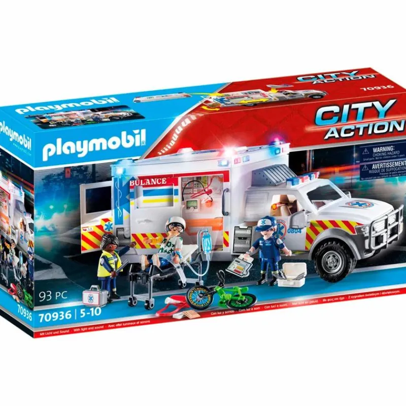 PLAYMOBIL City Action Vehículo US Ambulancia- Playmobil