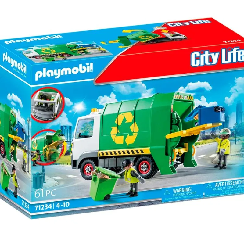 PLAYMOBIL Playmobil|City Life Camión de Reciclaje