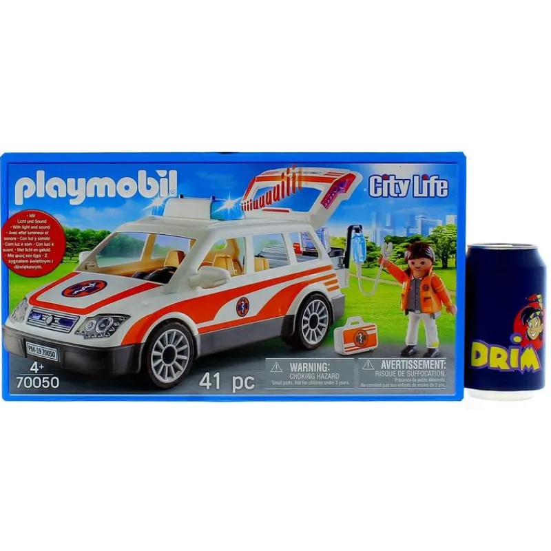 PLAYMOBIL City Life Coche de Emergencias Sirena- Playmobil