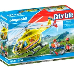 PLAYMOBIL City Life Helicóptero de Rescate- Playmobil