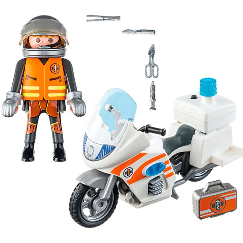 PLAYMOBIL Playmobil|City Life Moto de Emergencias