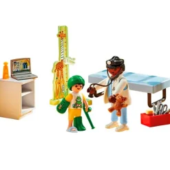 PLAYMOBIL City Life Pedriatra con Osito de Peluche- Playmobil