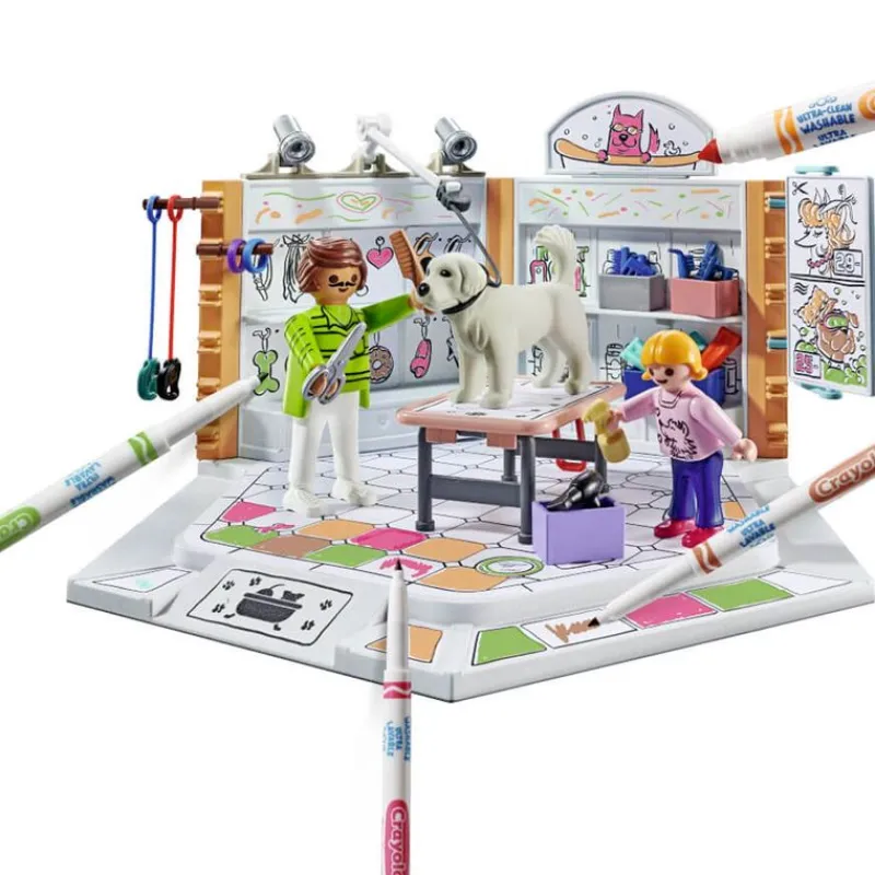 PLAYMOBIL Color Salón Canino- Playmobil