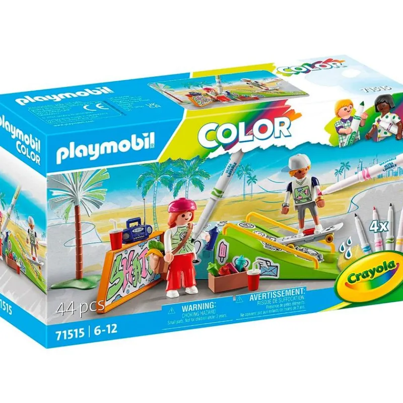 PLAYMOBIL Color Skatepark- Playmobil