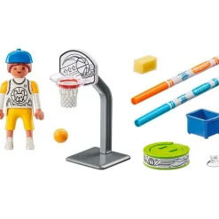 PLAYMOBIL Playmobil|Color Skater con Baloncesto