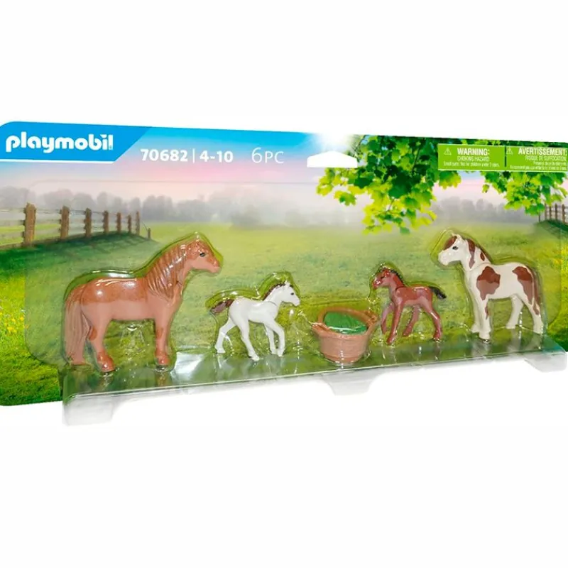 PLAYMOBIL Country Pack Ponis con Potros- Playmobil