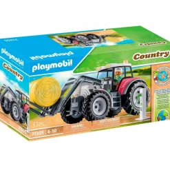 PLAYMOBIL Playmobil|Country Tractor Grande con Accesorios