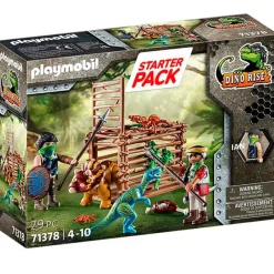 PLAYMOBIL Dino Rise Misión Liberar al Triceratops- Playmobil