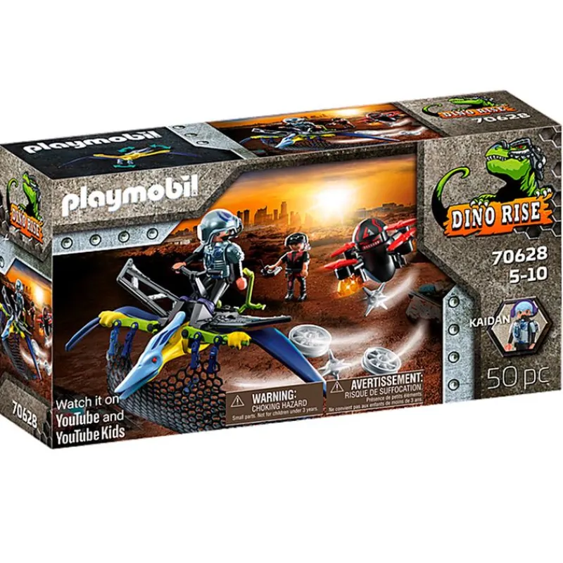 PLAYMOBIL Dino Rise Pteranodon: Ataque desde Aire- Playmobil