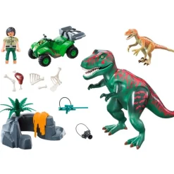 PLAYMOBIL Playmobil|Dinos T-Rex con Explorador