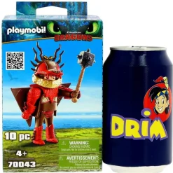 PLAYMOBIL Dragons 3 Patán Mocoso con Traje Volador- Playmobil