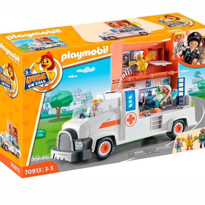 PLAYMOBIL Playmobil|Duck on Call Camión Ambulancia