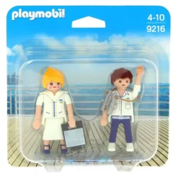 PLAYMOBIL Playmobil|Duo Pack Azafata y Capitán de Crucero
