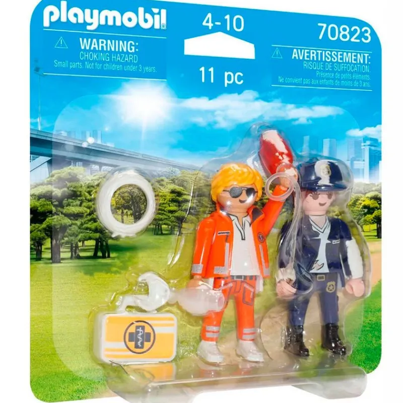 PLAYMOBIL Duo Pack Doctor y Policía- Playmobil