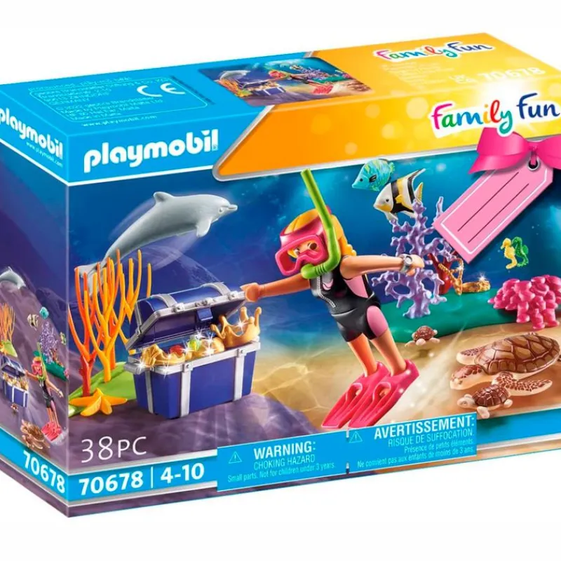 PLAYMOBIL Family Fun Buceadora de Tesoros- Playmobil