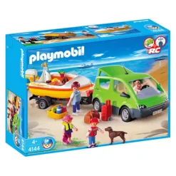 PLAYMOBIL Playmobil|Family Fun Coche familiar con Lancha