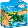 PLAYMOBIL Family Fun Cocodrilos con Bebé- Playmobil