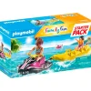 PLAYMOBIL Playmobil|Family Fun Moto Agua con Bote Banana
