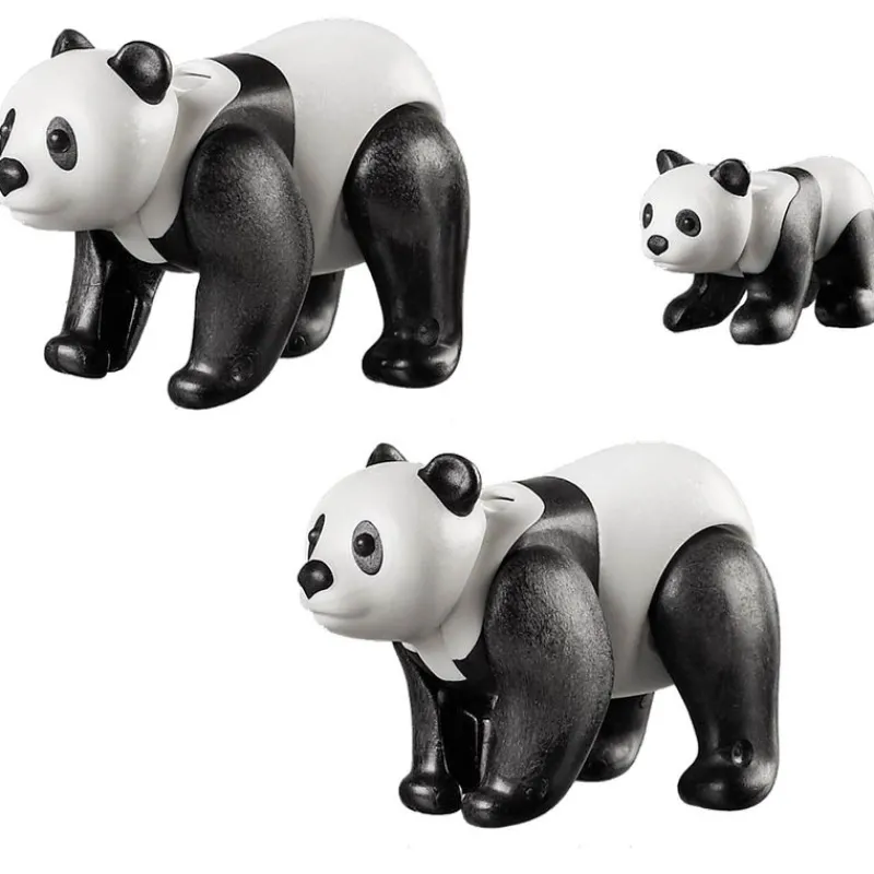 PLAYMOBIL Family Fun Pandas con Bebé- Playmobil