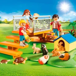 PLAYMOBIL Family Fun Zoo de Mascotas- Playmobil