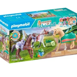 PLAYMOBIL Horses of Waterfall Establo Caballos- Playmobil