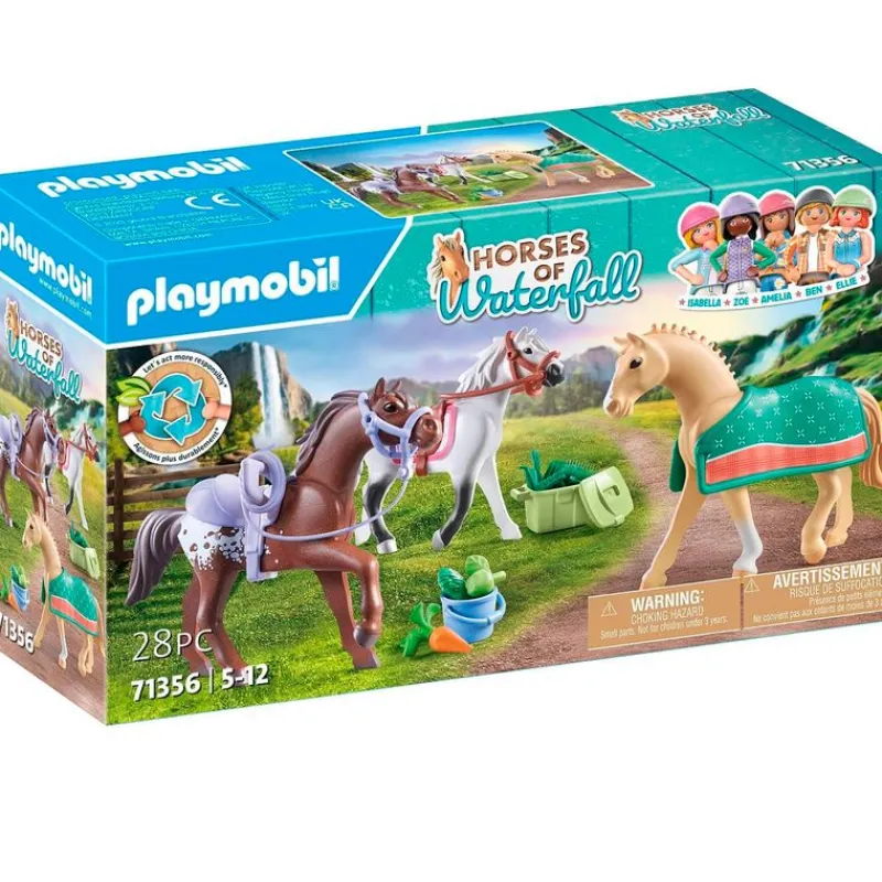 PLAYMOBIL Horses of Waterfall Establo Caballos- Playmobil