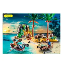 PLAYMOBIL Isla del Tersoro Esqueleto y Cañón- Playmobil