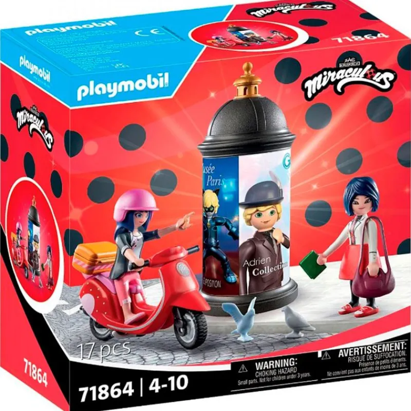PLAYMOBIL Ladybug Miraculous: Paseo en Scooter- Playmobil