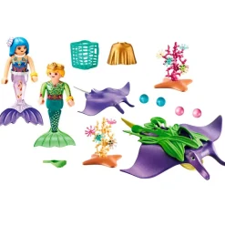 PLAYMOBIL Playmobil|Magic Recolectores de Perlas con Manta