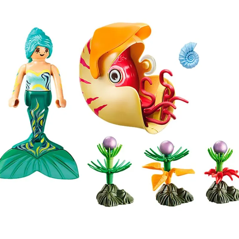 PLAYMOBIL Magic Sirena con Caracol de Mar- Playmobil
