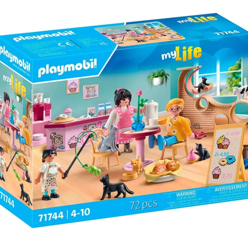 PLAYMOBIL My Life Café de Gatos- Playmobil