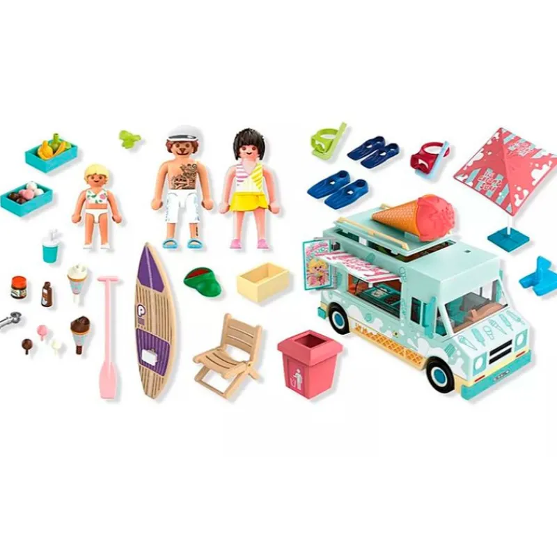 PLAYMOBIL Playmobil|My Life Camión Helados con Tienda Surf
