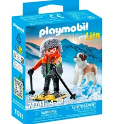 PLAYMOBIL My Life Senderista con San Bernardo- Playmobil