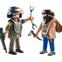 PLAYMOBIL Playmobil|Pack Duo Policía con Ladrón