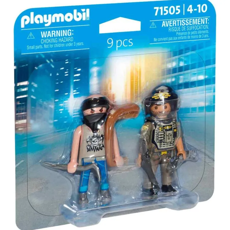 PLAYMOBIL Playmobil|Pack Duo Policía con Ladrón
