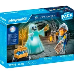PLAYMOBIL Playmobil|Halloween|Pack Fantasma y Caballero Novelmore