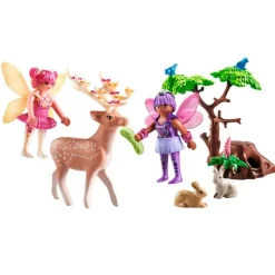 PLAYMOBIL Pack Hadas con Animales del Bosque- Playmobil