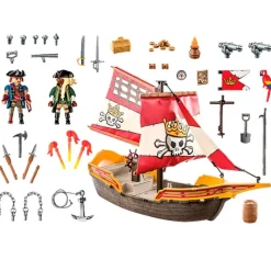 PLAYMOBIL Pirates Barco Pirata- Playmobil