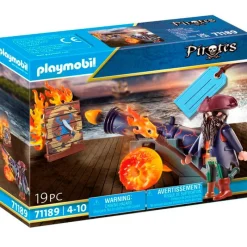 PLAYMOBIL Pirates Pirata con Cañón- Playmobil