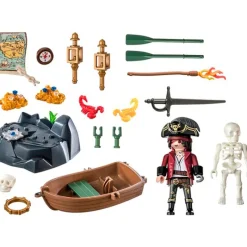 PLAYMOBIL Playmobil|Pirates Pirata con Bote de Remos